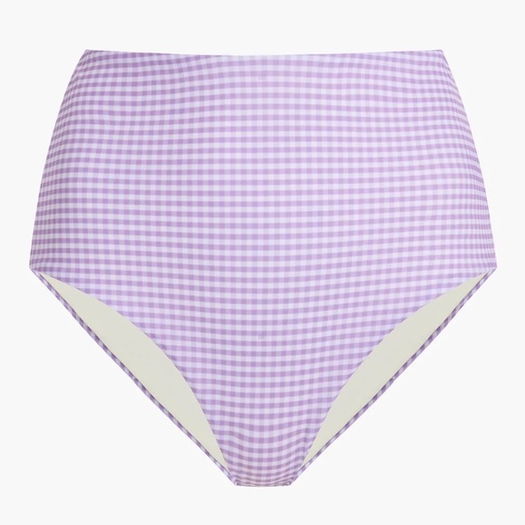 Hill House Other - NEW SOLD OUT! HILL HOUSE HOME THE LOLA SWIM BOTTOM PURPLE CHECKERED SZ SMALL NWT